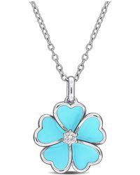 Rina Limor - 0.08 Ct. Tw. Topaz Pendant - Lyst