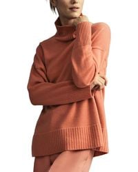 Lafayette 148 New York - Stand Collar 100% Cashmere Sweater - Lyst