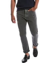 Brunello Cucinelli - Leisure Fit Black Straight Jean - Lyst