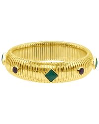 Adornia - 14k Plated Bangle Bracelet - Lyst