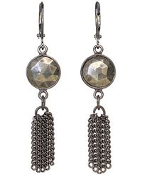 Rachel Reinhardt Jewelry - Plated Silver Pyrite Drop Earrings - Lyst