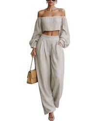 BELLA DESERT - 2Pc Top & Pant Set - Lyst
