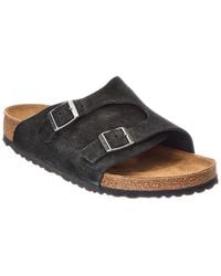 Birkenstock - Zurich Bs Suede Clog - Lyst