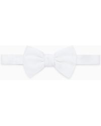 Giorgio Armani - Pure Silk Knotted Bow Tie - Lyst