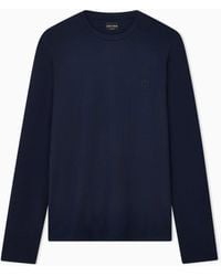 Giorgio Armani - Stretch-Jersey Loungewear Long-Sleeved T-Shirt - Lyst