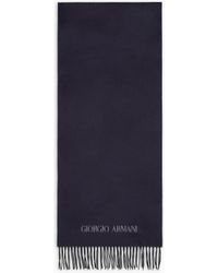 Giorgio Armani - Silk And Cashmere Scarf - Lyst