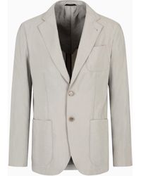 Giorgio Armani - Upton Line Single-Breasted Jacket - Lyst