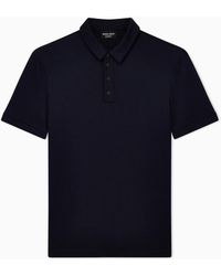 Giorgio Armani - Pure Cashmere Interlock Polo Shirt - Lyst
