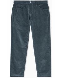 Giorgio Armani - Pantalones Cinco Bolsillos Regular Fit De Denim De Algodón Elástico - Lyst