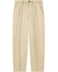 Giorgio Armani - Trouser Regular Fit Washed Lyocell Poplin - Lyst