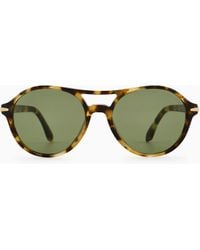 Giorgio Armani - Sonnenbrille Mit Runder Fassung Für Herren - Lyst