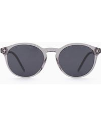 Giorgio Armani - Panto Sunglasses - Lyst