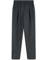 Giorgio Armani - Regular Fit Pull-On Trousers - Lyst