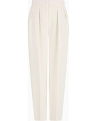 Giorgio Armani - Pantaloni Con Pinces - Lyst