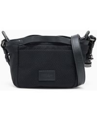 Giorgio Armani - Mesh And Leather Crossbody Bag - Lyst