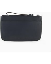 Giorgio Armani - Nappa Leather Clutch Bag - Lyst