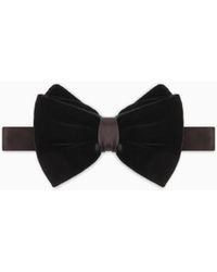 Giorgio Armani - Giorgio's Velvet Bow Tie - Lyst