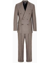 Giorgio Armani - Royal Line Double-breasted Cashmere And Silk Suit - Lyst