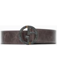 Giorgio Armani - Plate Belt - Lyst