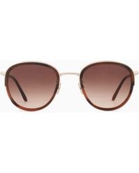 Giorgio Armani - Phantos-Shaped Sunglasses - Lyst