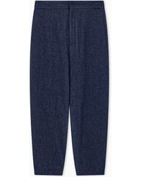 Giorgio Armani - Trouser Soft Regular Fit Froissè Wool Silk Cashmere - Lyst