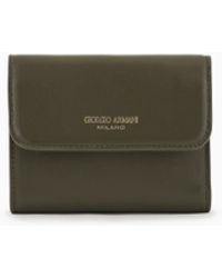 Giorgio Armani - Leather Trifold Wallet - Lyst