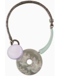 Giorgio Armani - Choker Necklace With Resin Components - Lyst