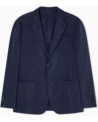Giorgio Armani - Upton Single-Breasted Blazer - Lyst