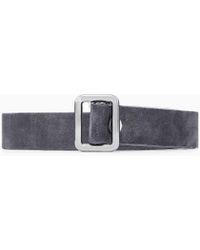 Giorgio Armani - Suede Belt - Lyst