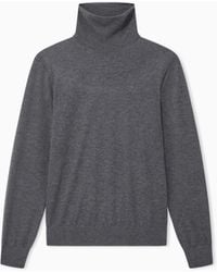 Giorgio Armani - Sweater Regular Fit Plain Knit Cashmere - Lyst