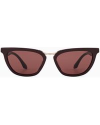 Giorgio Armani - Butterfly-Shaped Sunglasses - Lyst