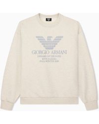 Giorgio Armani - Cotton Jersey Sweatshirt X Kith - Lyst