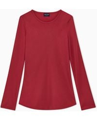 Giorgio Armani - Slim-Fit Bias-Cut Blouse - Lyst
