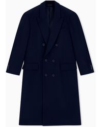 Giorgio Armani - Coat Regular Fit - Lyst