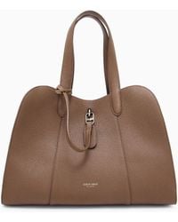 Giorgio Armani - Large Pebbled Leather Tote Bag - Lyst