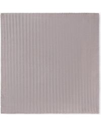 Giorgio Armani - Viscose And Silk Jacquard Pocket Square With Chevron Pattern - Lyst