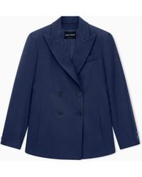 Giorgio Armani - Double-Breasted Blazer - Lyst