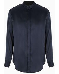 Giorgio Armani - Regular-fit Silk Shirt - Lyst