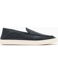 Giorgio Armani - Galleria 3 Nappa-Leather Slip-Ons - Lyst