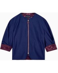 Giorgio Armani - Caban Coat - Lyst