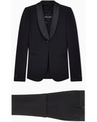 Giorgio Armani - Traje De Mujer En Crepé De Seda Pura - Lyst