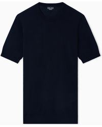 Giorgio Armani - Pure Cashmere Crew-Neck Sweater - Lyst