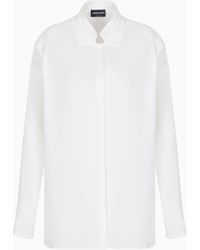 Giorgio Armani - Triple Silk Georgette Shirt - Lyst