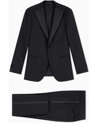 Giorgio Armani - Pure Wool, Half-Canvassed, Slim-Fit Tuxedo From The Soho Line - Lyst