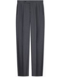 Giorgio Armani - Oversized Double Pleat Trousers - Lyst