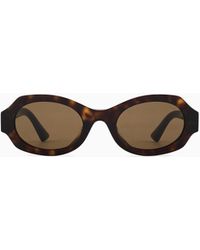 Giorgio Armani - Irregular Sunglasses - Lyst