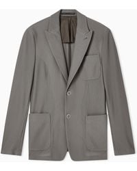 Giorgio Armani - Single-Breasted Jacket - Lyst