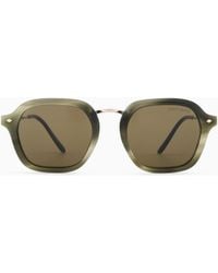 Giorgio Armani - Square-Shaped Sunglasses - Lyst