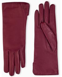 Giorgio Armani - Nappa Leather Gloves With Cashmere Lining - Lyst