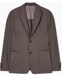 Giorgio Armani - Single-Breasted Jacket - Lyst